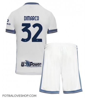 Inter Milan Federico Dimarco #32 Dětské Venkovní Dres 2024-25 Krátký Rukáv (+ trenýrky)
